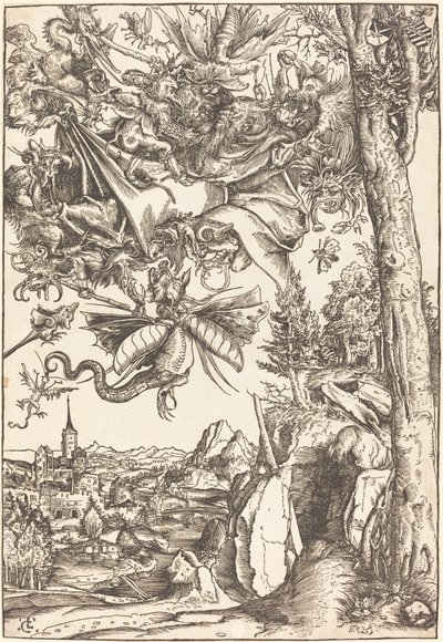 La tentación de San Antonio de Lucas Cranach the Elder