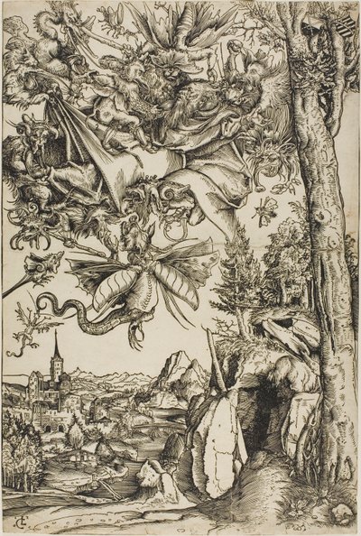La tentación de San Antonio de Lucas Cranach the Elder