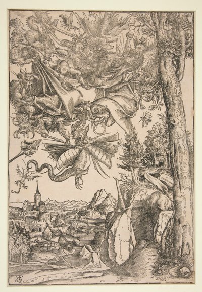 Las Tribulaciones de San Antonio de Lucas Cranach the Elder