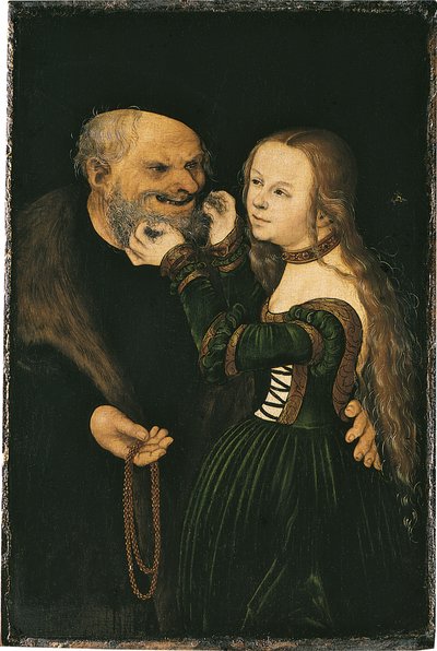 La Pareja Desigual de Lucas Cranach the Elder
