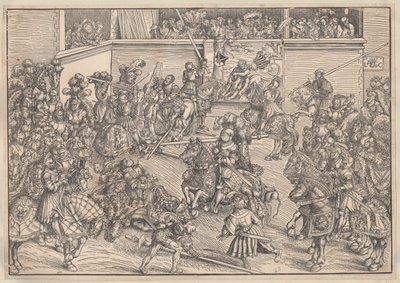 Torneo, 1509 de Lucas Cranach the Elder