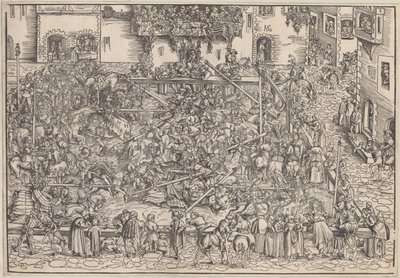 Torneo, 1509 de Lucas Cranach the Elder
