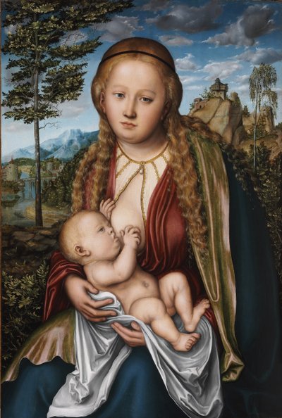 La Virgen amamantando al Niño de Lucas Cranach the Elder