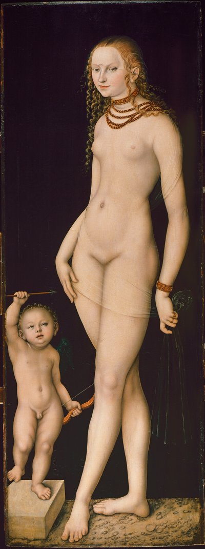 Venus y Cupido, ca. 1530 de Lucas Cranach the Elder