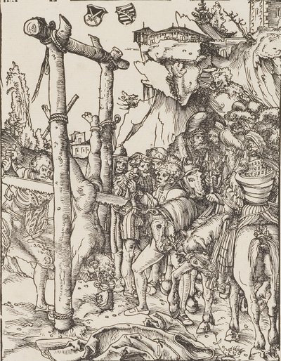 Aserrando San Simón Zelotes de Lucas Cranach the Elder