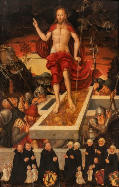 Alemán: Auferstehung Christi La resurrección de Cristo de Lucas Cranach the Younger