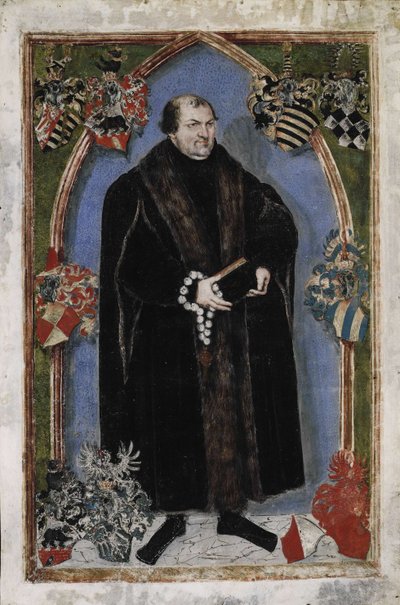 Retrato de Jorge III, Príncipe de Anhalt-Dessau 1507-1553, 1553 de Lucas Cranach the Younger