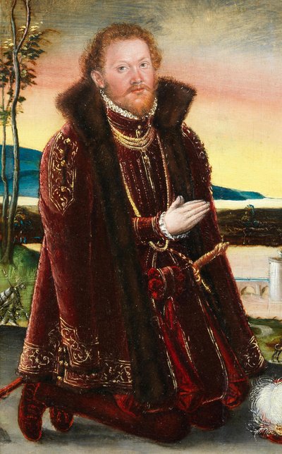 Retrato del príncipe Joaquín Ernesto de Anhalt de Lucas Cranach the Younger
