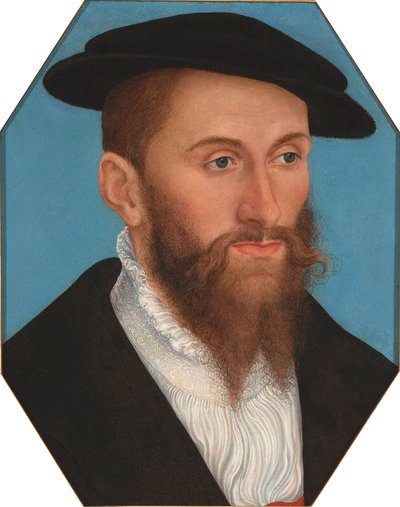 Retrato de un hombre de Lucas Cranach the Younger