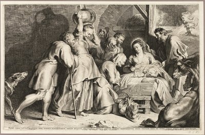 Adoración de los pastores de Lucas Emil Vorsterman