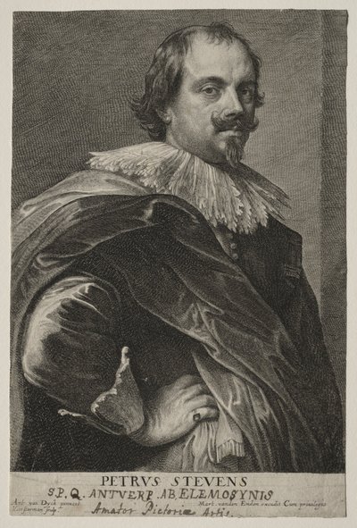 Retrato de Peter Stevens de Lucas Emil Vorsterman