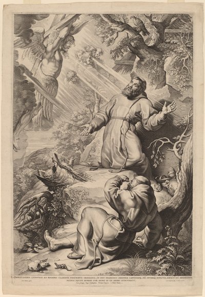 San Francisco Recibiendo los Estigmas de Lucas Emil Vorsterman