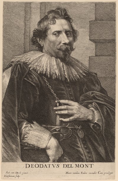 Deodat Delmont de Lucas Emil Vorsterman after Sir Anthony van Dyck