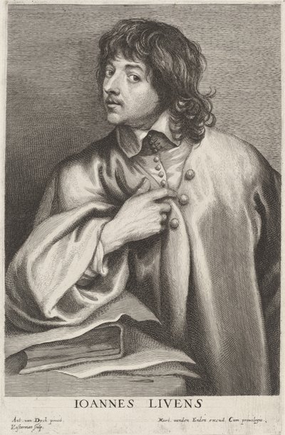 Jan Lievens de Lucas Emil Vorsterman after Sir Anthony van Dyck