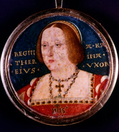 Catalina de Aragón, primera esposa de Enrique VIII de Lucas Horenbout