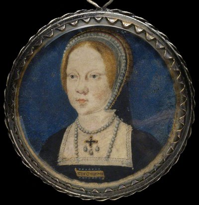 Retrato de María I de Inglaterra, ca 1521-1525 de Lucas Horenbout or Hornebault