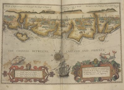La costa sur de Inglaterra de Lucas Janszoon Waghenaer