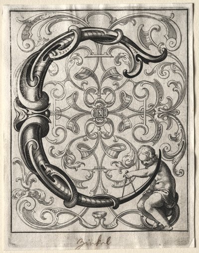 Nuevo folleto ABC: C, 1627 de Lucas Kilian