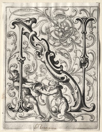 Nuevo folleto ABC: N, 1627 de Lucas Kilian