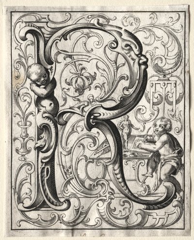 Nuevo folleto ABC: R, 1627 de Lucas Kilian