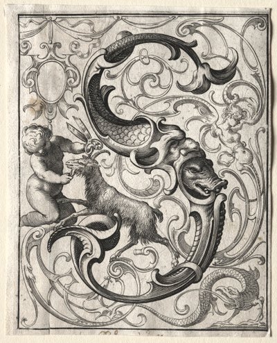 Nuevo folleto ABC: S, 1627 de Lucas Kilian