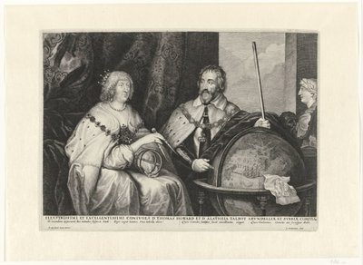 Thomas Howard, segundo conde de Arundel y su esposa Alatheia Talbot de Lucas Vorsterman (I)