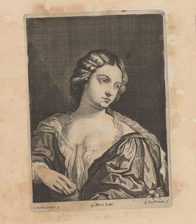 Retrato de una mujer joven (Violante) de Lucas Vorsterman (II)