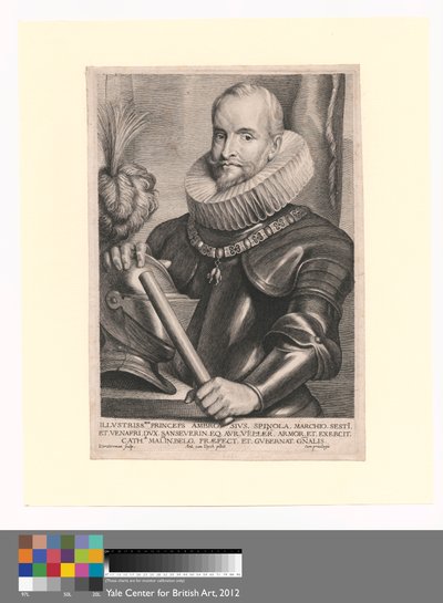 Illustrissmus Princeps Ambrosius, Spinola, Marchio Sest I de Lucas Vorsterman
