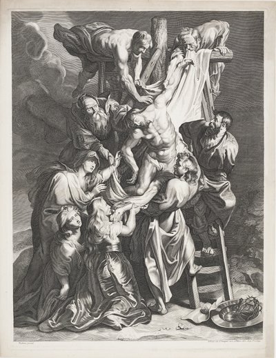 El descendimiento de la cruz de Lucas Vorsterman