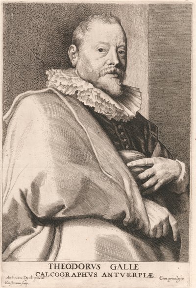 Theodore Galle/ Theodorvs Galle/ Calcographvs Antverpiae de Lucas Vorsterman