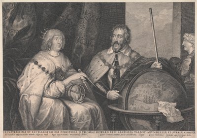 Thomas Howard, XXI Conde de Arundel y Alethea Howard (de soltera Talbot), XIII Baronesa Furnival, Condesa de Arundel de Lucas Vorsterman