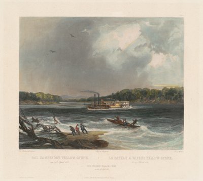 El Vapor Yellow-stone de Lucas Weber after Karl Bodmer