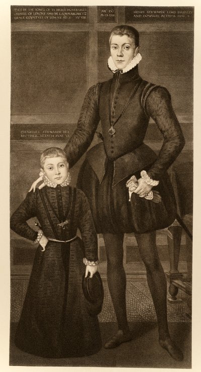 Henry, Lord Darnley (1545-1567) y su hermano Charles (1555-1576) de 