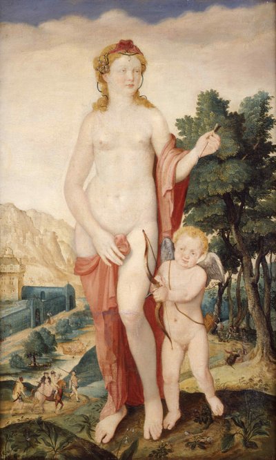 Venus y Amor de Lucas de Heere