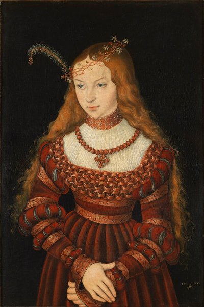 Retrato de compromiso de Sybille de Cleves de Lucas the Elder Cranach
