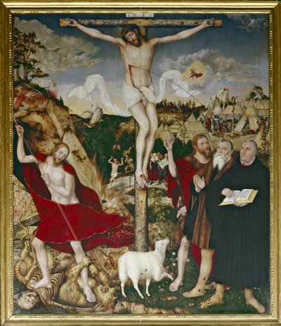 Cristo en la Cruz de Lucas the Elder Cranach