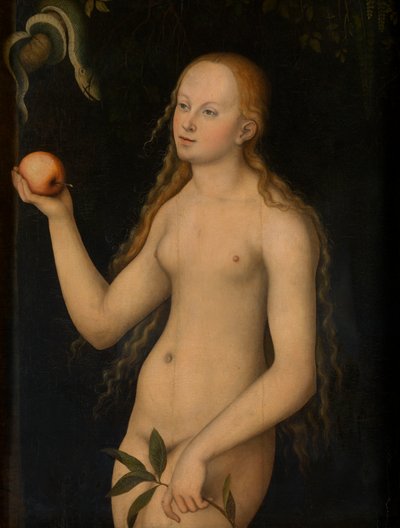 Eva (óleo sobre tabla) de Lucas the Elder Cranach
