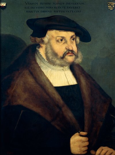 Federico III de Sajonia, conocido como el Sabio (Torgau) de Lucas the Elder Cranach