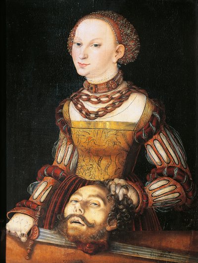 Judith con la cabeza de Holofernes de Lucas the Elder Cranach