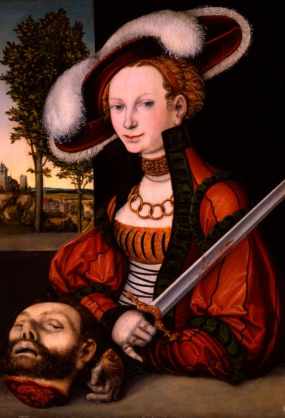 Judith con la cabeza de Holofernes de Lucas the Elder Cranach