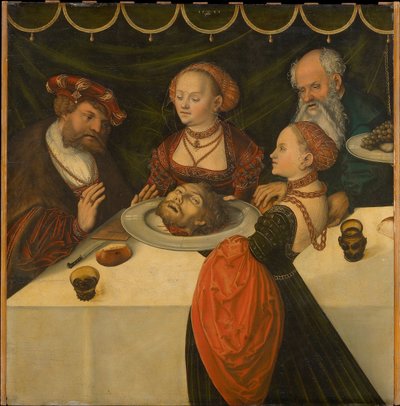 El festín de Herodes de Lucas the Elder Cranach
