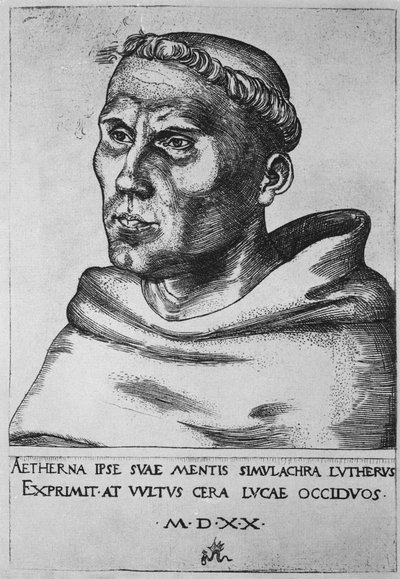 Martín Lutero de Lucas the Elder Cranach