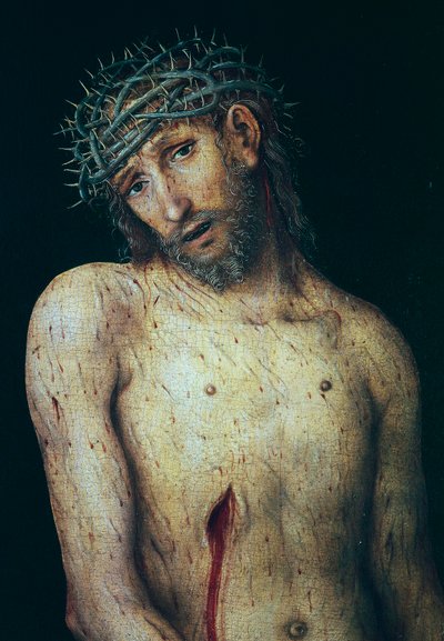 Piedad, por Lucas Cranach el Viejo (1472-1553) de Lucas the Elder Cranach