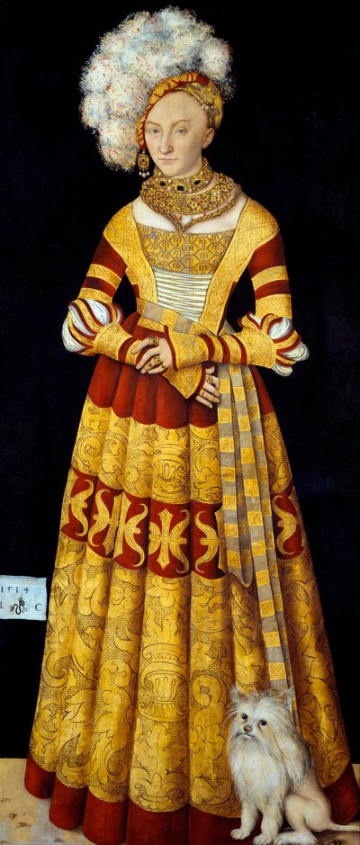 Retrato de Catalina de Mecklemburgo (1487-1561) de Lucas the Elder Cranach