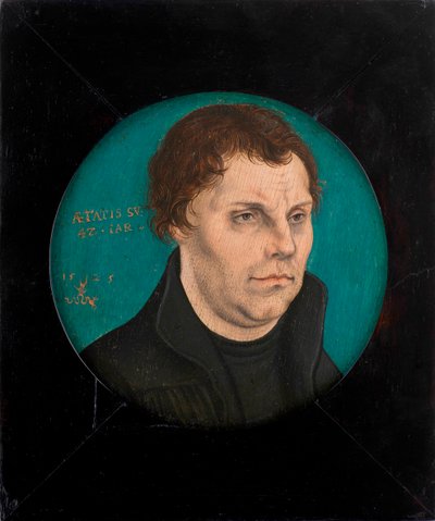 Retrato de Martín Lutero de Lucas the Elder Cranach