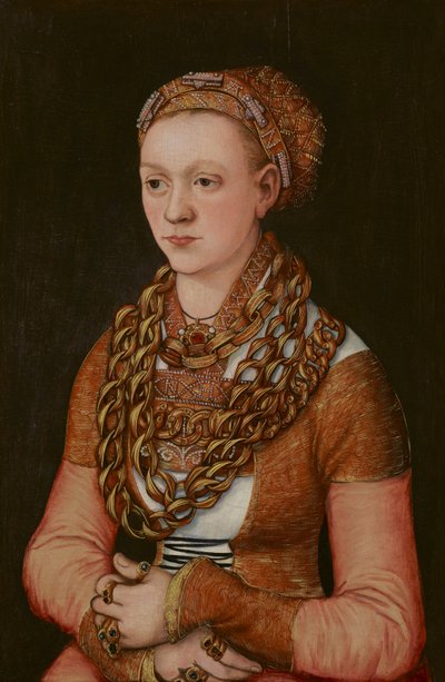 Retrato de Anna Buchner, nacida Lindacker, c.1520 de Lucas the Elder Cranach