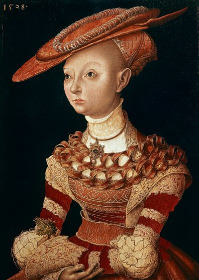 Retrato de dama de Lucas the Elder Cranach