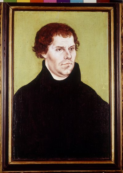 Retrato de Martín Lutero (1483-1546), pintura de Carnach de Lucas the Elder Cranach