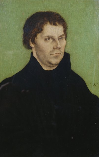 Retrato de Martín Lutero de Lucas the Elder Cranach