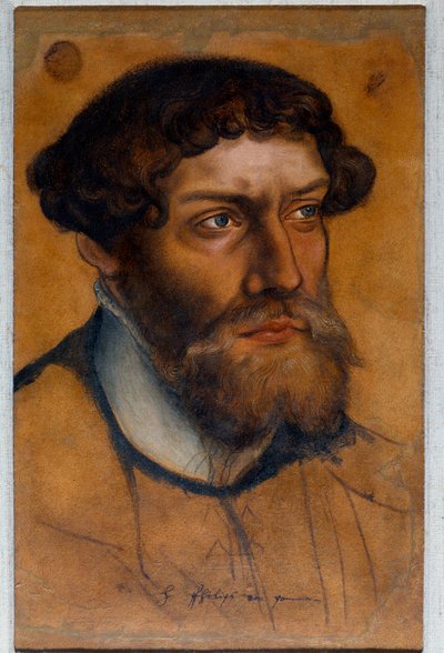 Retrato de Felipe I de Pomerania, Príncipe de la Reforma Dibujo al pastel de Lucas Cranach el Viejo de Lucas the Elder Cranach